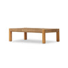 Olin Light Wash Mahogany Coffee Table | ready to ship!
