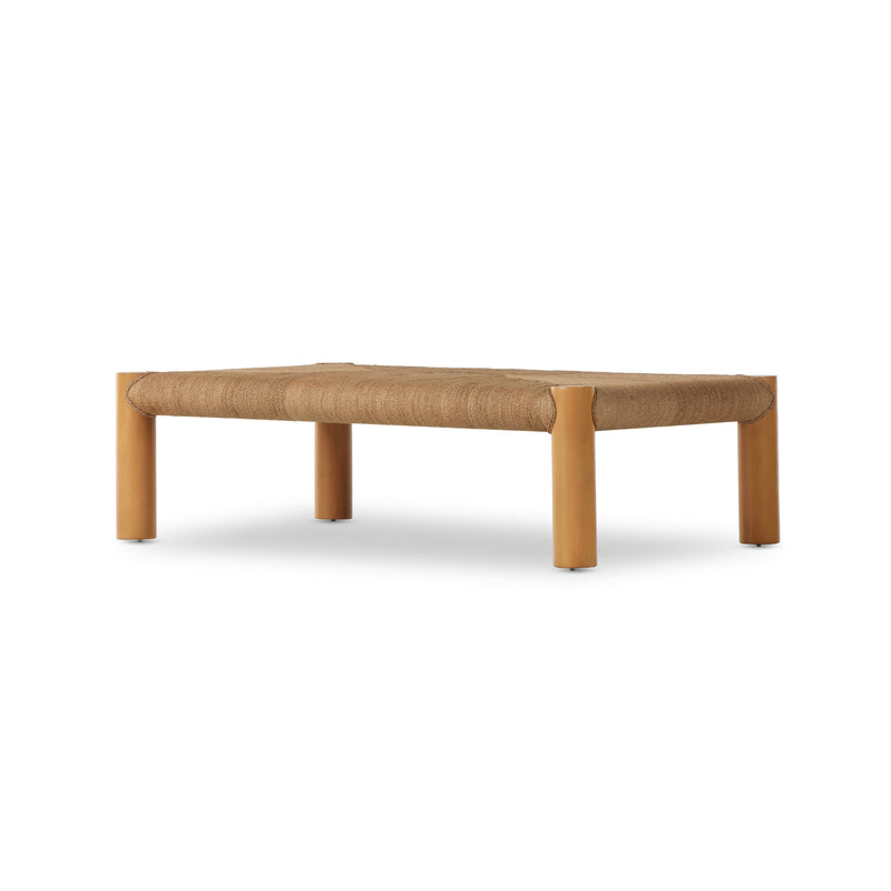 Olin Light Wash Mahogany Coffee Table | ready to ship!