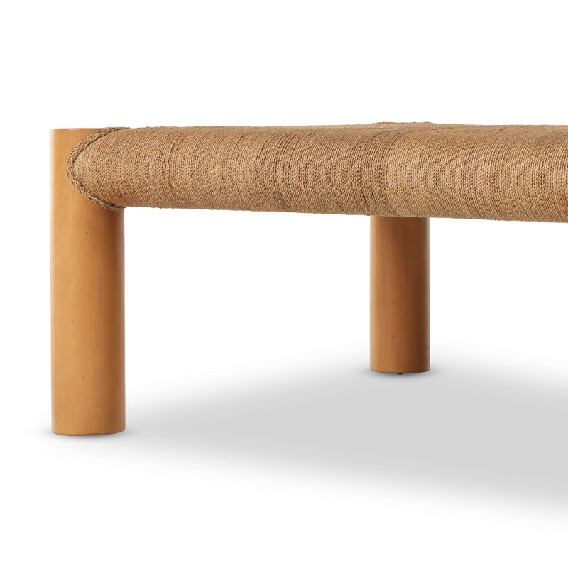 Olin Light Wash Mahogany Coffee Table | ready to ship!