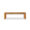 Olin Light Wash Mahogany Coffee Table | ready to ship!