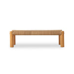 Olin Light Wash Mahogany Coffee Table | ready to ship!