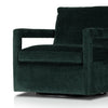 Olson Emerald Worn Velvet Swivel Chair | ready to ship!