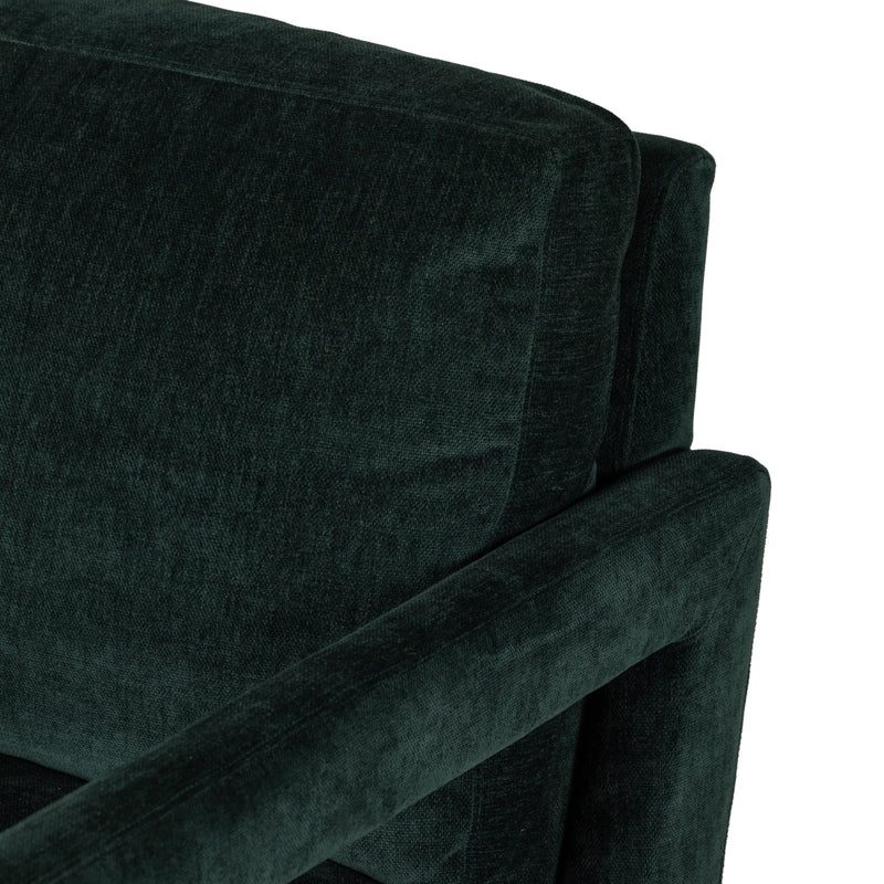Olson Emerald Worn Velvet Swivel Chair | ready to ship!