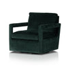 Olson Emerald Worn Velvet Swivel Chair | ready to ship!