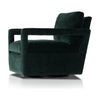 Olson Emerald Worn Velvet Swivel Chair | ready to ship!