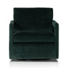 Olson Emerald Worn Velvet Swivel Chair | ready to ship!