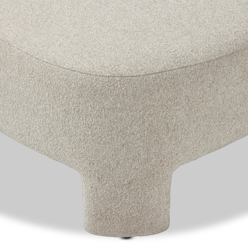 Olvera Crete Pebble Accent Chair With Ottoman | shipping 6/19/2025