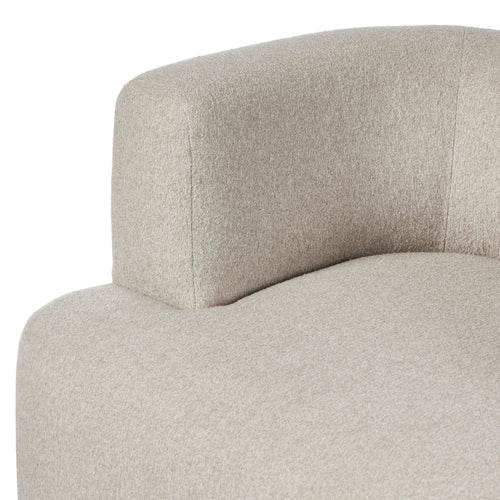 Olvera Crete Pebble Accent Chair With Ottoman | shipping 6/19/2025