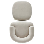 Olvera Crete Pebble Accent Chair With Ottoman | shipping 6/19/2025