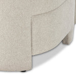 Olvera Crete Pebble Accent Chair With Ottoman | shipping 6/19/2025