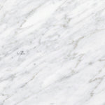 Olympia White Carrera Marble Console Table | ready to ship!