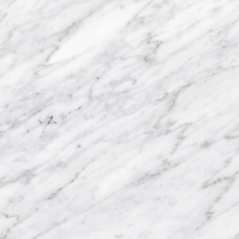 Olympia White Carrera Marble Console Table | ready to ship!