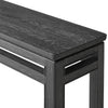 Oman Rustic Black Veneer Console Table | ready to ship!