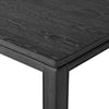 Oman Rustic Black Veneer Dining Table | ready to ship!