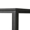 Oman Rustic Black Veneer Dining Table | ready to ship!