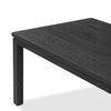 Oman Rustic Black Veneer Dining Table | ready to ship!