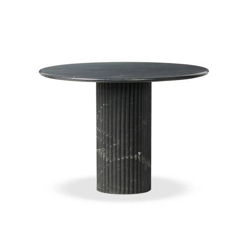Oranda Black Marble Round Dining Table | shipping 07/01/2025
