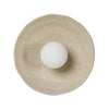 Organic Light Sand Ceramic Sconce | shipping 8/17/2025
