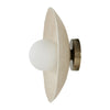 Organic Light Sand Ceramic Sconce | shipping 8/17/2025