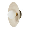 Organic Light Sand Ceramic Sconce | shipping 8/17/2025