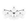 Orion Black Gunmetal Round Chandelier | ready to ship!