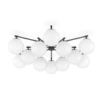 Orion Black Gunmetal Round Chandelier | ready to ship!