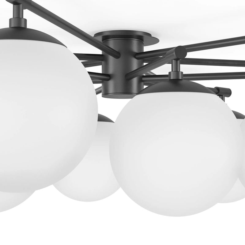 Orion Black Gunmetal Round Chandelier | ready to ship!