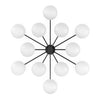 Orion Black Gunmetal Round Chandelier | ready to ship!