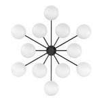 Orion Black Gunmetal Round Chandelier | ready to ship!