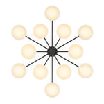 Orion Black Gunmetal Round Chandelier | ready to ship!