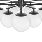 Orion Black Gunmetal Round Chandelier | ready to ship!