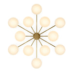 Orion Burnished Brass Round Chandelier | ready to ship!