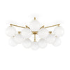 Orion Burnished Brass Round Chandelier | ready to ship!
