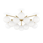 Orion Burnished Brass Round Chandelier | ready to ship!