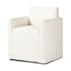 Ostend Bombay Flax  Outdoor Slipcover Dining Chair | ready to ship!