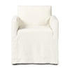 Ostend Bombay Flax  Outdoor Slipcover Dining Chair | ready to ship!
