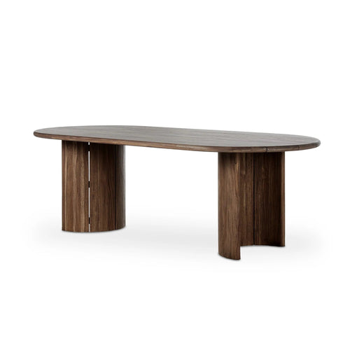Paden Stained Toasted Brown Outdoor Dining Table | shipping 6/3/2025