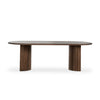 Paden Stained Toasted Brown Outdoor Dining Table | shipping 6/3/2025