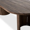 Paden Stained Toasted Brown Outdoor Dining Table | shipping 6/3/2025