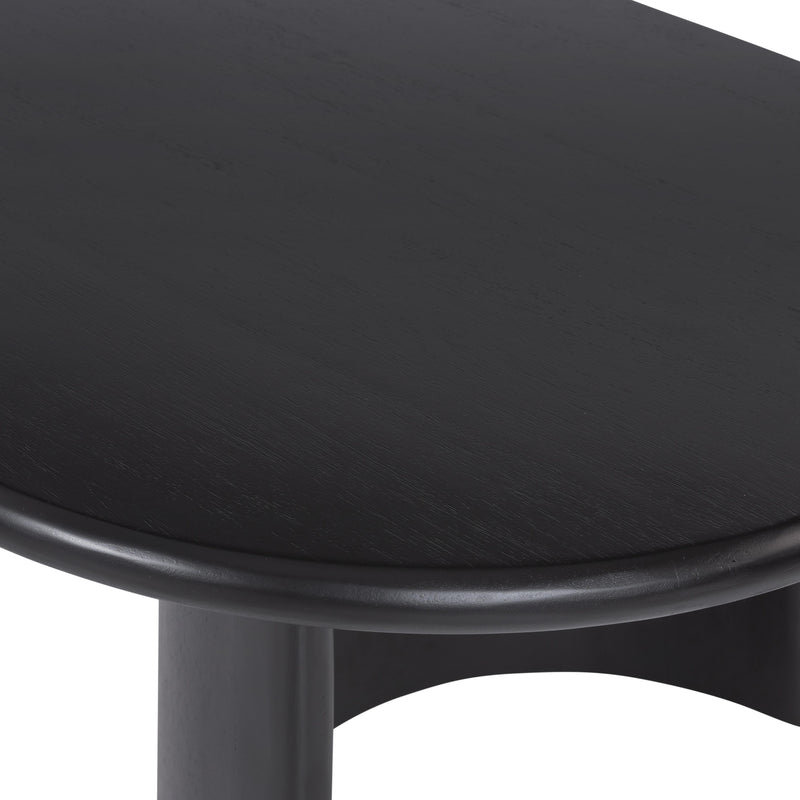 Paden Aged Black Acacia Coffee Table | ready to ship!