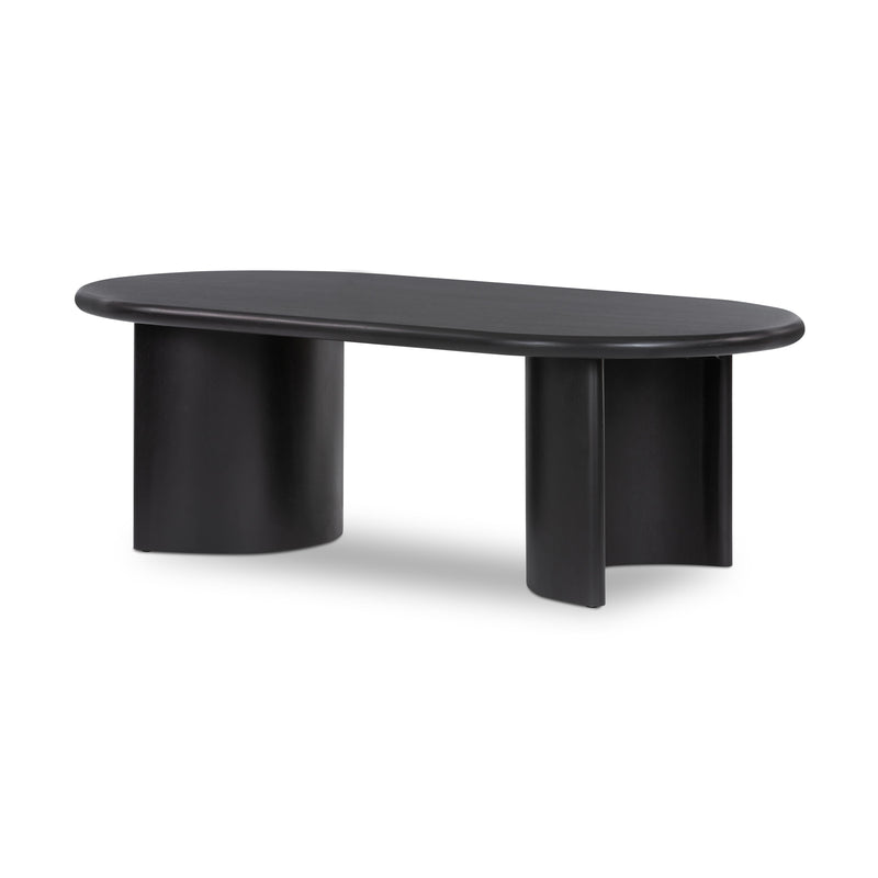 Paden Aged Black Acacia Coffee Table | ready to ship!
