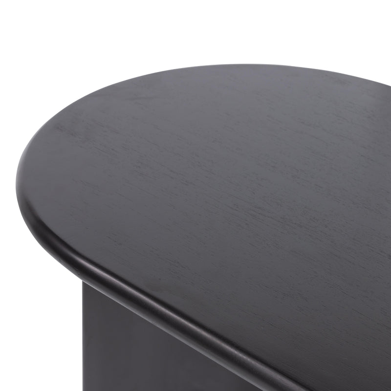 Paden Aged Black Acacia Coffee Table | ready to ship!