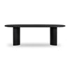 Paden Aged Black Acacia Dining Table | ready to ship!