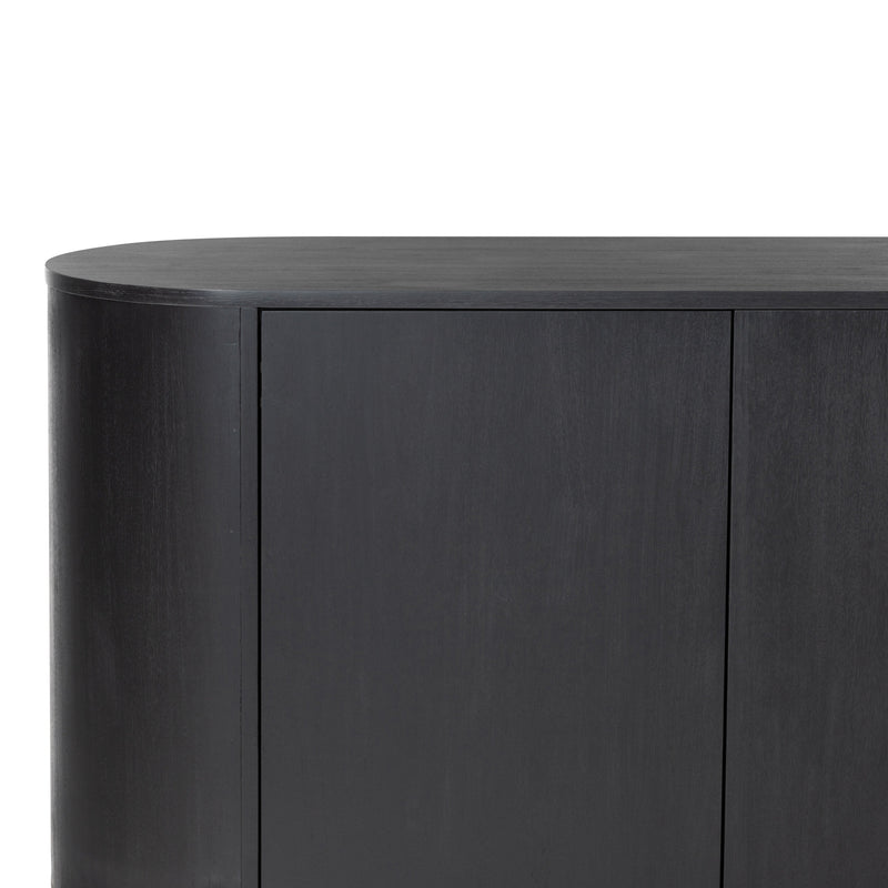 Paden Aged Black Acacia Sideboard | shipping 6/30/2025
