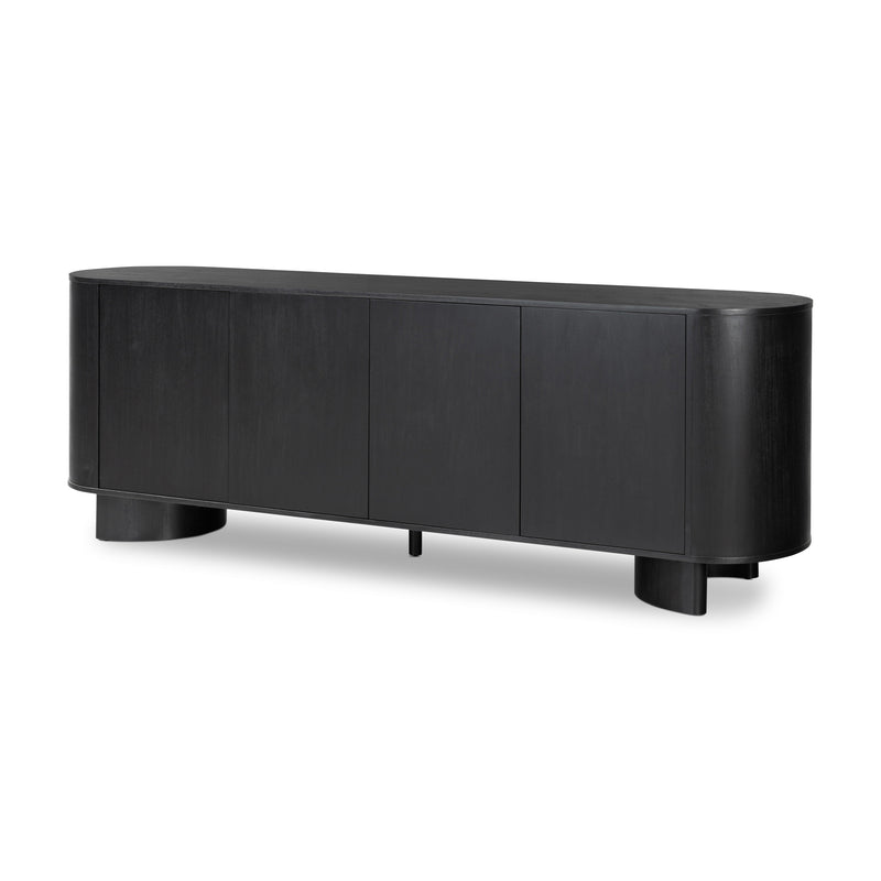 Paden Aged Black Acacia Sideboard | shipping 6/30/2025