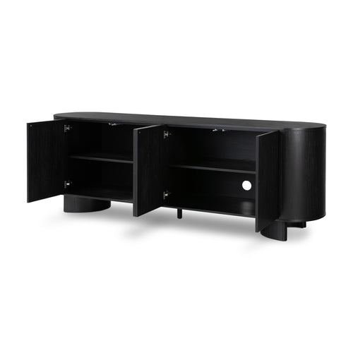 Paden Aged Black Acacia Sideboard | shipping 6/30/2025