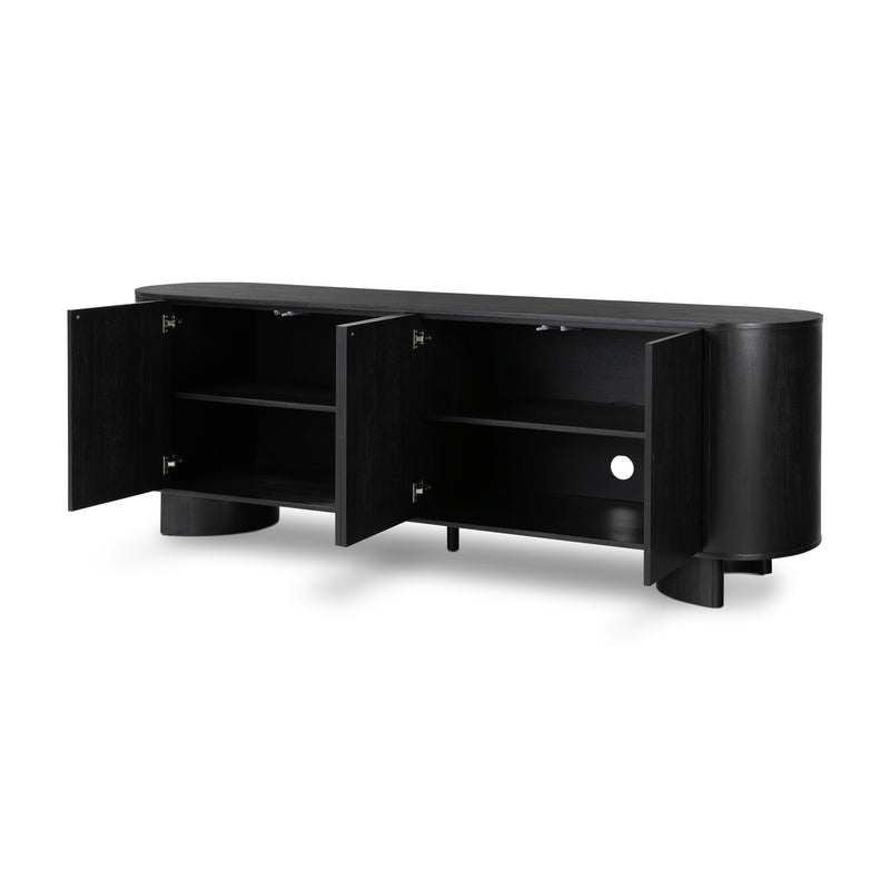 Paden Aged Black Acacia Sideboard | shipping 6/30/2025