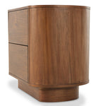 Paden Seasoned Brown Acacia Nightstand | ready to ship!