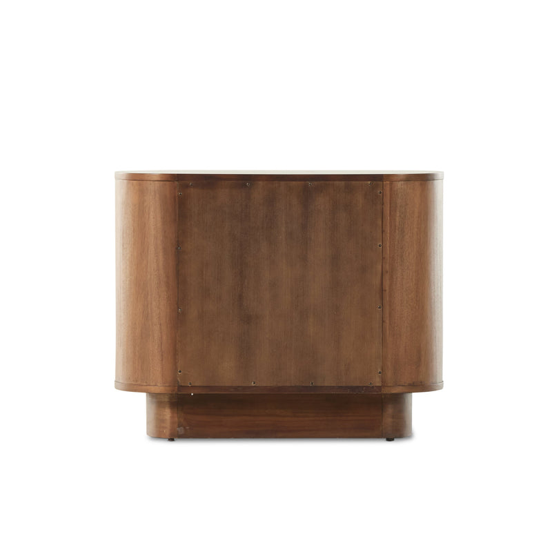 Paden Seasoned Brown Acacia Nightstand | ready to ship!