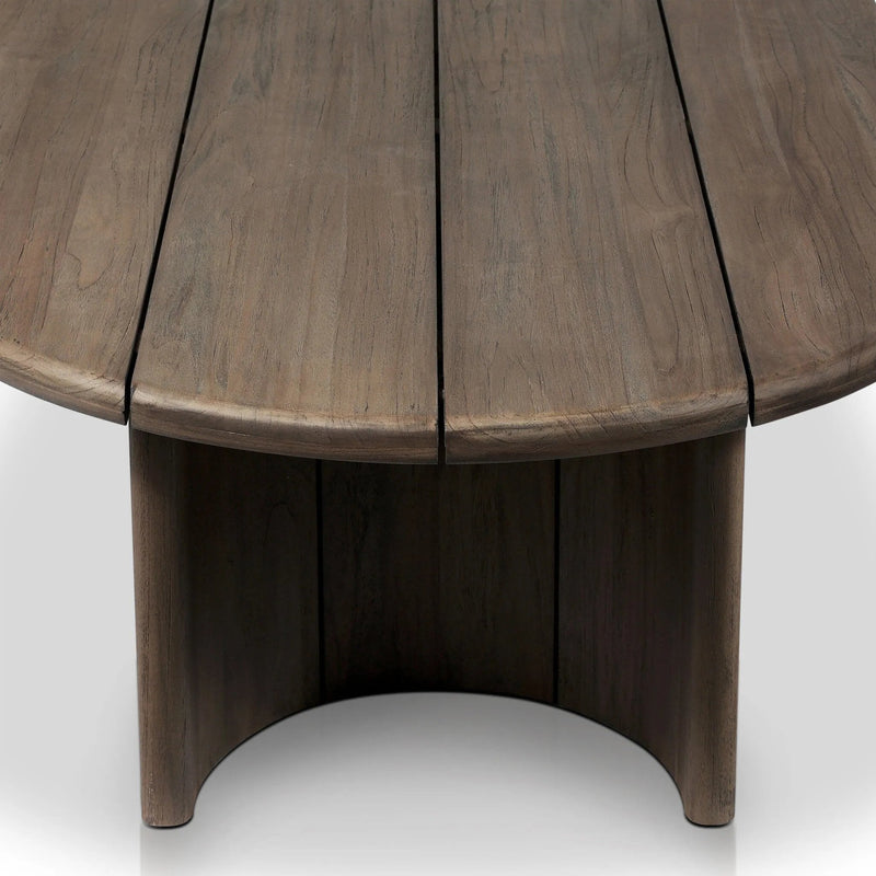 Paden Stained Toasted Brown Outdoor Coffee Table | shipping 6/3/2025